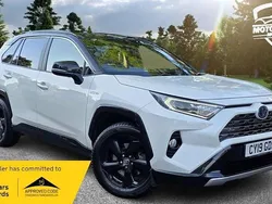 White/black Used 2019 Toyota RAV4 Hybrid SUV | £18,999 (Expensive)