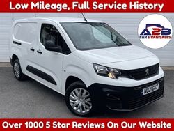 White Used 2021 Peugeot Partner Van | £12,576 (Expensive)