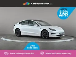 White Used 2021 Tesla Model 3 Long Range Sedan | £18,197 (Fair price)