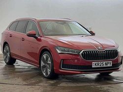 Carmine red metallic Used 2025 Skoda Superb SE L Estate | £32,540 (Expensive)