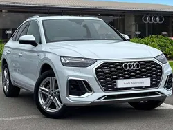 White Used 2024 Audi Q5 Sportback S-Line SUV | £39,980 (Good price)