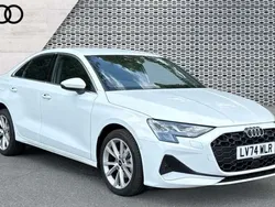 White Used 2024 Audi A3 S-Line Sedan | £21,414 (Super price)