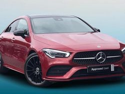 Red Used 2023 Mercedes CLA200 AMG Line Premium Plus Coupe | £28,695 (Fair price)
