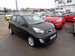 Black Used 2013 Kia Picanto 2 Hatchback | £7,995 (A bit pricey)