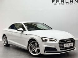 White Used 2017 Audi A5 S-Line Coupe | £12,450 (A bit pricey)
