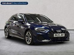 Blue Used 2025 Audi A3 S-Line Hatchback | £29,715 (A bit pricey)