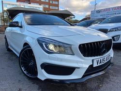 White Used 2015 Mercedes CLA45 AMG AMG Sedan | £17,190 (Fair price)
