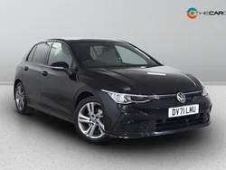 Black Used 2022 VW Golf VIII R-line Hatchback | £17,987 (Fair price)