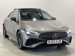Grey Used 2023 Mercedes CLA180 AMG line Sedan | £28,499 (Fair price)