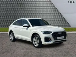 White Used 2022 Audi Q5 Sportback S-Line SUV | £32,395 (Good price)