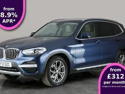 Blue Used 2021 BMW X3 xLine SUV | £21,751 (Good price)