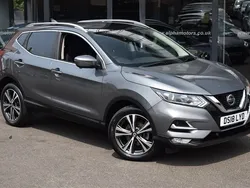 Gun metallic Used 2018 Nissan Qashqai N-Connecta SUV | £10,790 (Fair price)