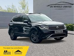 Black Used 2023 VW Tiguan Allspace R-line SUV | £26,290 (Super price)