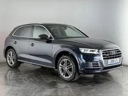 Blue Used 2018 Audi Q5 S-Line SUV | £19,550 (Fair price)