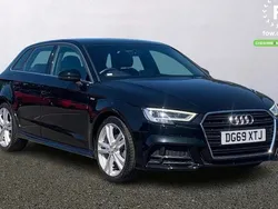 Black Used 2019 Audi A3 Sportback S-Line Hatchback | £17,199 (Fair price)