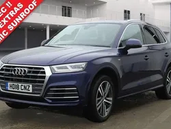 Blue Used 2018 Audi Q5 S-Line SUV | £18,990 (Expensive)