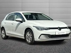 Pure white Used 2023 VW Golf VIII Life Hatchback | £18,795 (Good price)