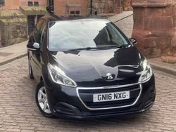 Black Used 2016 Peugeot 208 Active Hatchback | £3,699 (Fair price)