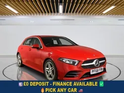 Red Used 2019 Mercedes A180 AMG line Hatchback | £13,999 (Fair price)