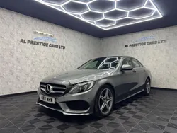Grey Used 2017 Mercedes C220 AMG line Sedan | £12,499 (A bit pricey)
