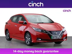 Red Used 2020 Nissan Leaf Acenta Hatchback | £9,399 (Good price)