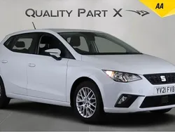White Used 2021 Seat Ibiza SE Technology Hatchback | £11,150 (Fair price)