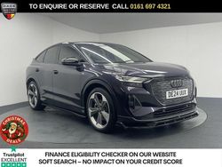 Purple Used 2024 Audi Q4 Sportback e-tron Black Edition SUV | £33,970 (Expensive)