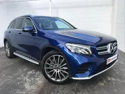 Blue Used 2018 Mercedes GLC220 AMG Line Premium SUV | £20,899 (Fair price)