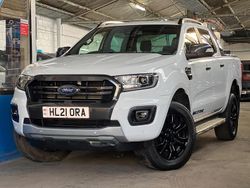White Used 2021 Ford Ranger Wildtrack Pickup | £23,495 (Fair price)
