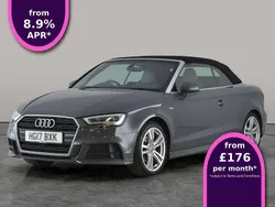 Grey Used 2017 Audi A3 Cabriolet S-Line Cabriolet | £10,709 (Fair price)