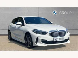 Alpine white Used 2021 BMW 118 M Sport Hatchback | £20,595 (Fair price)
