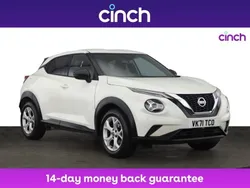 White Used 2021 Nissan Juke N-Connecta SUV | £12,909 (Fair price)