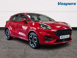 Red Used 2022 Ford Puma ST-Line X SUV | £16,200 (Fair price)