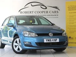 Blue Used 2016 VW Golf VII Edition Hatchback | £12,995 (Fair price)