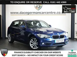 Blue Used 2017 BMW 118 Sport Line Hatchback | £10,989 (Good price)