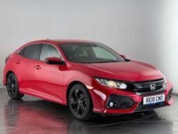 Red Used 2017 Honda Civic SR Hatchback | £9,100 (Fair price)