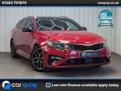 Red Used 2019 Kia Optima GT-Line S Estate | £10,995 (Fair price)