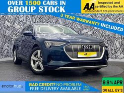 Blue Used 2021 Audi e-tron Advanced SUV | £17,295 (Fair price)
