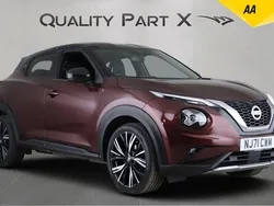 Red Used 2021 Nissan Juke Tekna+ SUV | £13,475 (Fair price)