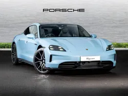 Frozen blue metallic New 2024 Porsche Taycan 4S Sedan | £109,900