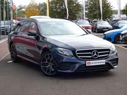 Blue Used 2019 Mercedes E400 AMG line Estate | £25,399 (Fair price)