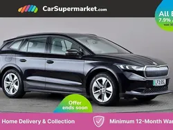 Black Used 2021 Skoda Enyaq iV Suite SUV | £15,976 (Fair price)