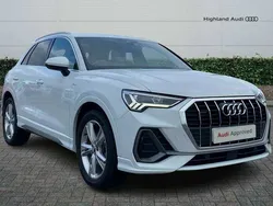 Glacier white, metallic Used 2019 Audi Q3 S-Line SUV | £23,985 (Good price)
