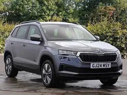 Graphite grey metallic Used 2024 Skoda Karoq SE Drive SUV | £19,990 (Fair price)