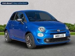 Blue Used 2019 Fiat 500 S | £7,999 (A bit pricey)