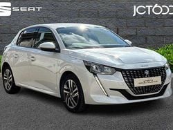 White Used 2021 Peugeot 208 Allure Premium Hatchback | £12,635 (Fair price)