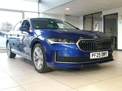 Blue New 2025 Skoda Superb SE L Hatchback | £31,995 (Fair price)
