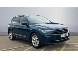 Blue Used 2021 VW Tiguan Life SUV | £16,492 (Good price)