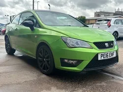 Green Used 2016 Seat Ibiza FR Sport Coupe | £8,498 (A bit pricey)