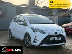 White Used 2018 Toyota Yaris Hatchback | £6,595 (Good price)